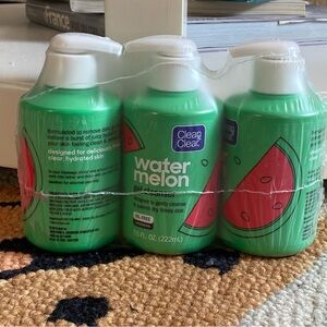Clean & Clear I Lot of 3 Watermelon Gel Cleanser I Discontinued
